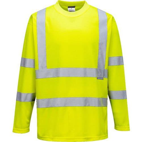 T-shirt lange mouwen Hi-Vis Geel Portwest