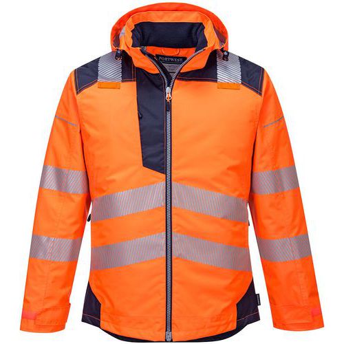 Winterjack PW3 Hi-Vis Blauw/oranje T400 Portwest