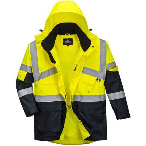 Jack Reflecterende Ademend Tweekleuren Hi-Vis Blauw/geel S760 Portwest