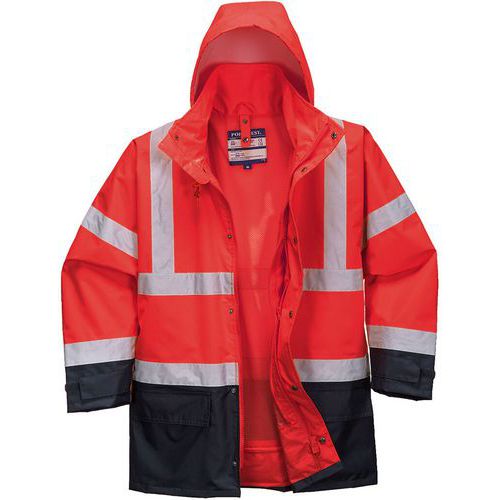 Jack Reflecterende Executive 5-in-1 Hi-Vis Rood S768 Portwest