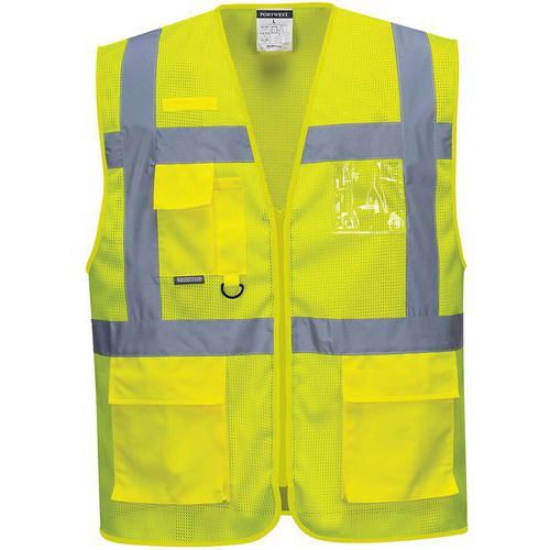 Vest Executive MeshAir Athens Geel C376 Portwest