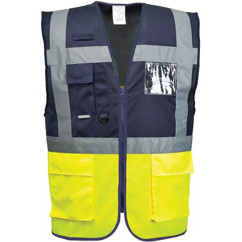 Vest Executive Paris Blauw/geel C276 Portwest