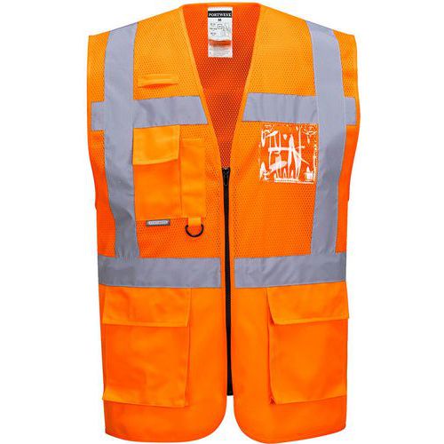 Vest Mesh Executive Madrid Oranje C496 Portwest