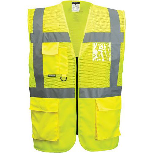 Vest Mesh Executive Madrid Geel C496 Portwest