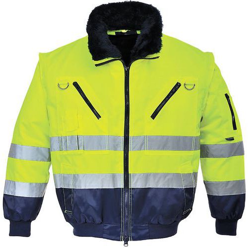 Pilotjack Reflecterend Hi-Vis 3-in-1 Blauw/geel PJ50 Portwest