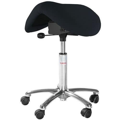 Stoel met Dalton-zadel Easyseat laag model Cura - Global Stole