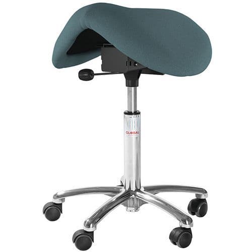 Stoel met Dalton-zadel Easyseat laag model Cura - Global Stole