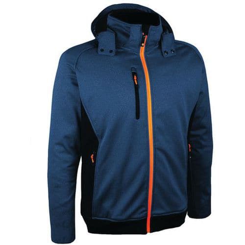 Softshell vest zacht en winddicht capuchon met trekkoord - Singer