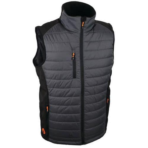 Softshell jas mouwloos geisoleerd 100% polyamide ripstop - Singer