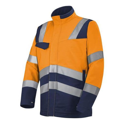 Werkjack met hoge zichtbaarheid Fluo Safe XP - Cepovett Safety