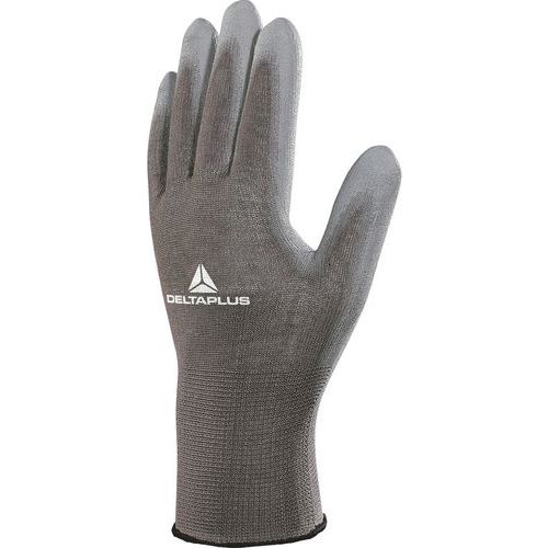 Handschoen gebreid van polyester / palm met pu - DeltaPlus