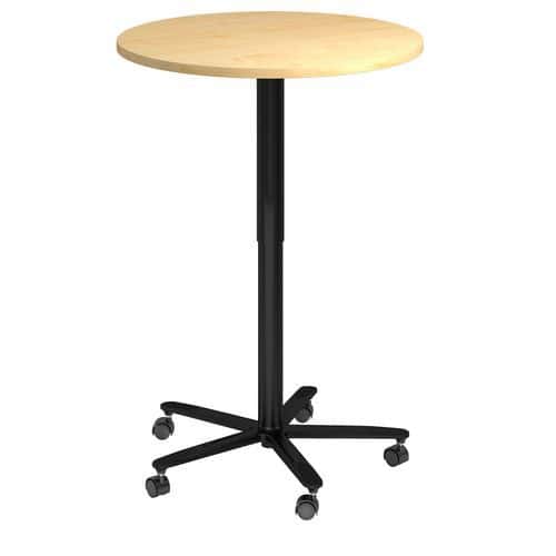 Ronde vergadertafel 80 cm in hoogte verstelbaar