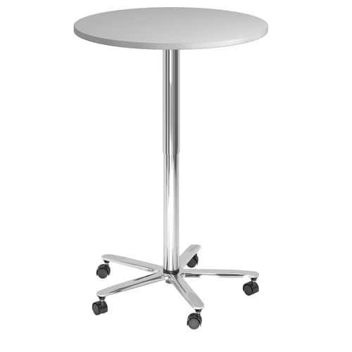 Ronde vergadertafel 80 cm in hoogte verstelbaar