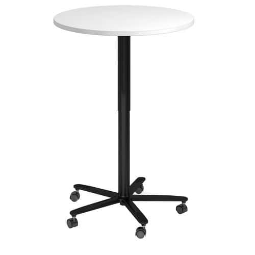 Ronde vergadertafel 80 cm in hoogte verstelbaar