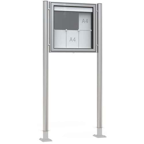 Vitrine - Premium TN - Wandmodel - Antraciet - WSM