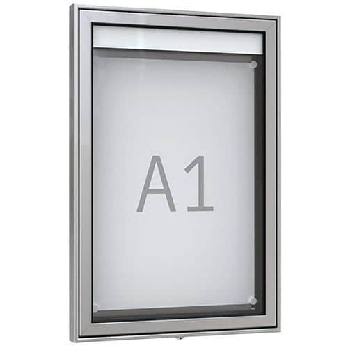 Vitrine - Premium TN - Op poten - Aluminium - WSM