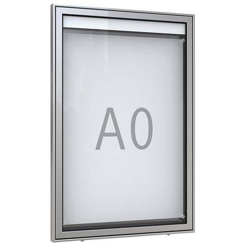 Vitrine - Premium TN - Op poten - Aluminium - WSM