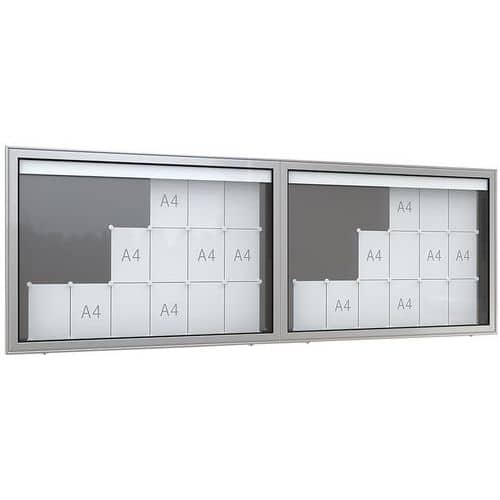 Vitrine - Premium TN - Op poten - Aluminium - WSM