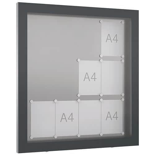 Vitrine GG - Wandmodel - Antraciet - WSM