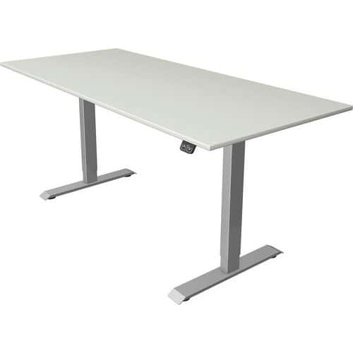 Zit/sta bureau Move 1 zilver- compact B 1800 x D 800mm x H 740-1230mm.