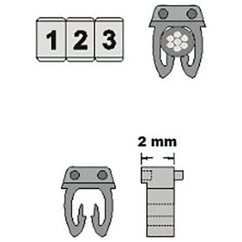 Markeerringen diameter 6 mm - Dexlan